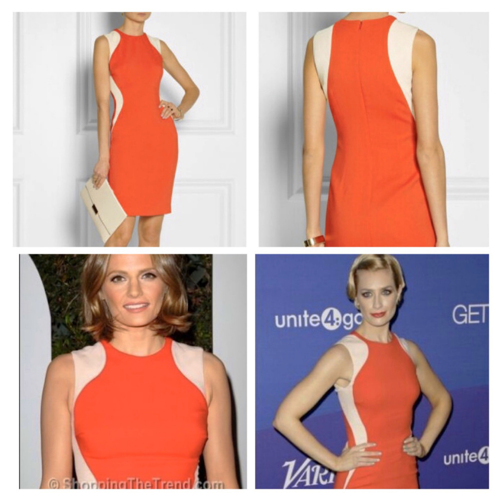STELLA MCCARTNEY Victoria Illusion Sheath Dress